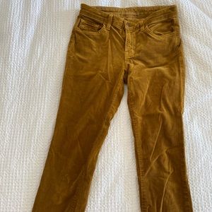 J Brand mid rise corduroy jeans!